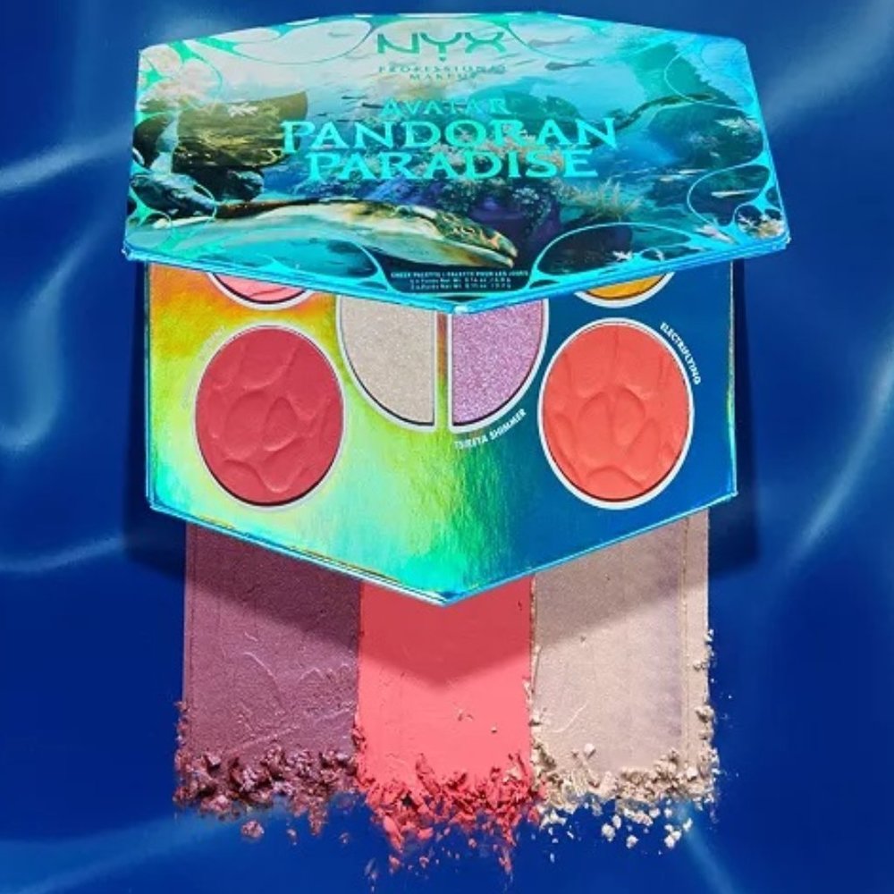 NYX AVATAR 2 PANDORAN PARADISE 6 MATTE BLUSH & PEARLESCENT HIGHLIGHTER PALETTE - Picture 2 of 6